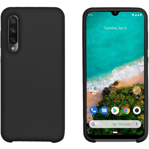 Панель Intaleo Velvet для Xiaomi Mi A3 Black ТОП в Луцьку