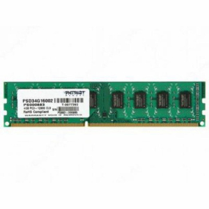 Модуль пам'яті для комп'ютера DDR3 4GB 1600 МГц Patriot (PSD34G16002) в Луцьку