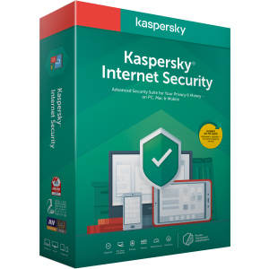 Kaspersky Internet Security 2020 для всіх пристроїв, початкове встановлення на 1 рік для 5 ПК (DVD-Box, коробкова версія) краща модель в Луцьку