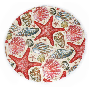 Пляжное полотенце MirSon №5078 Summer Time Seashells 150x150 см (2200003947885) рейтинг