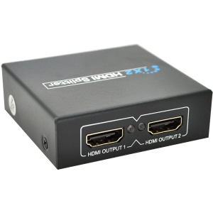 Активний HDMI сплітер Voltronic 1 на 2 порти, 1080р, DC5V/1A Q50 (2000000033990) ТОП в Луцьку