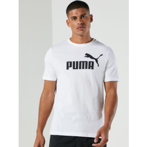 Футболка Puma Ess Logo Tee 58666602 XL Puma White (4063697398726) ТОП в Луцьку