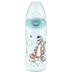 Бутылочка для кормления NUK Diswin First Choice Plus c силиконовой соской 300 мл Синяя (4008600400639) ТОП в Луцке