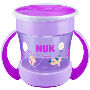 Поильник Nuk Evolution Mini Magic 160 мл Фиолетовый (4008600351832) надежный