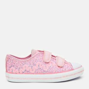 Кеди VUVU KIDS Cloth-Pink. lace. sequined 3735 3.5 35 Рожеві (8380001373535) ТОП в Луцьку