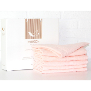 хорошая модель Набор банных полотенец MirSon №5080 Elite SoftNess Peach 70х140 6 шт (2200003524208)