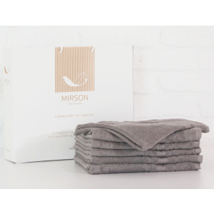 Набір рушників банних MirSon №5082 Elite SoftNess Smoky 50х90 6 шт (2200003524062)