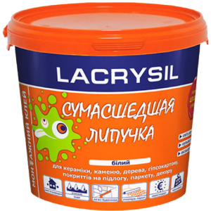 Клей монтажний акриловий Lacrysil Божевільна липучка 6 кг Білий (Е29518)