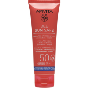 Солнцезащитное молочко для лица и тела Apivita Bee Sun Safe SPF50 100 мл (5201279080662)