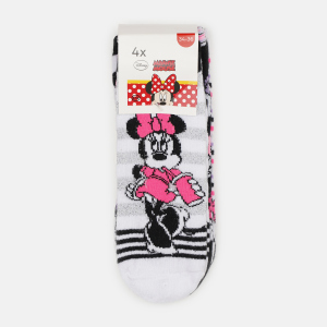 Набор носков C&A 418-151451 34-36 4 пары Белые с Minnie Mouse (cd08481709890) ТОП в Луцке