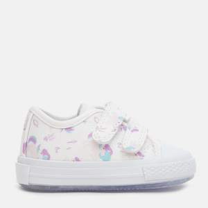 Кеды детские VUVU KIDS White colorful unicorns 3435 12.5 30 Белые (8380001343530) лучшая модель в Луцке