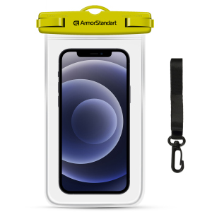 хорошая модель Чехол водонепроницаемый ArmorStandart Capsule Waterproof Case для смартфона 6.9" универсальный Yellow