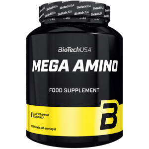 Аминокислота Biotech Mega Amino 500 таблеток (5999076238736) ТОП в Луцке