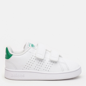 Кеды детские Adidas Advantage I EF0301 27 Ftwwht/Green/Gretwo (4061622828133) лучшая модель в Луцке