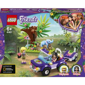 Конструктор LEGO Friends Джунгли: спасение слонёнка 203 детали (41421) лучшая модель в Луцке