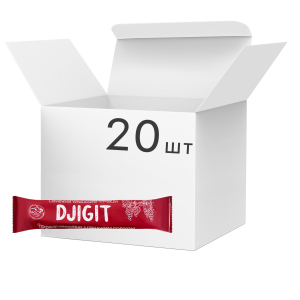 Упаковка горіхово-фруктових батончиків Djigit 33 г х 20 шт (14820230800026)