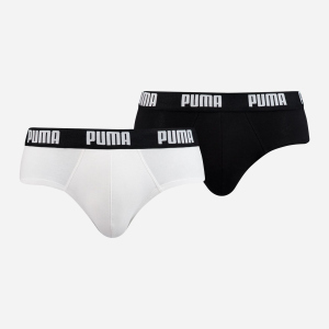 Труси-сліп Puma Basic Brief 2P 88910008 S 2 пари White Black (8718824610436) в Луцьку