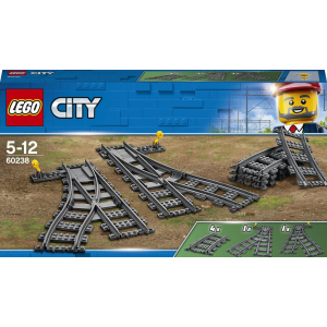 Конструктор LEGO City Залізничні стрілки 8 деталей (60238) (5702016364675) надійний