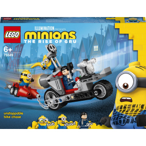 Конструктор LEGO Minions Неймовірна погоня на мотоциклі 136 деталей (75549) ТОП в Луцьку