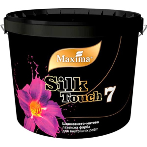 Шовковисто-матова латексна фарба "Silk Touch 7" Maxima 1.2 кг (4823083307851) в Луцьку