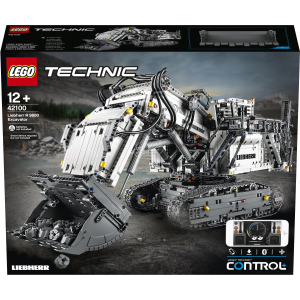 Конструктор LEGO TECHNIC Экскаватор Liebherr R 9800 4108 деталей (42100) надежный