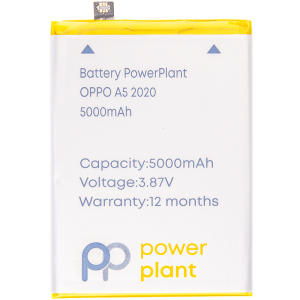 купить Аккумулятор PowerPlant BLP673 для OPPO A5 2020 5000mAh High Copy