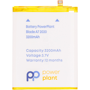 Акумулятор PowerPlant ZTE Blade A7 (2020) 3200mAh High Copy