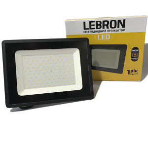 Прожектор светодиодный LED Lebron LF, 100W, 8500Lm, 6000К (4418) надежный