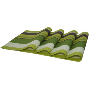 Набір килимків сервіровок Supretto 45х30 см Зелений (5065-0001) ТОП в Луцьку