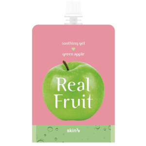 Поживний гель Skin79 Зелене яблуко Real Fruit Soothing Gel Green 300 г (8809393404448) в Луцьку