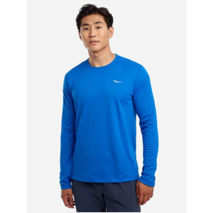 Жіночий лонгслів Saucony Stopwatch Long Sleeve 800197-DRB S Синій (194917739730) в Луцьку