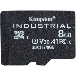 Kingston microSDHC 8GBSP Industrial Class 10 UHS-I V30 A1 (SDCIT2/8GBSP) краща модель в Луцьку