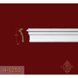 Молдинг 4-1250 Classic Home (125x42)мм краща модель в Луцьку