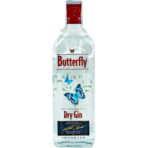 Джин Bagnoli Butterfly Mediterranean Dry Gin 1л 38% (8001412001342) надежный