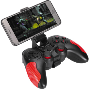 Бездротовий геймпад XTRIKE GP-45 Android/PS3/PC D-input &amp; X-input Black/Red (GP-45) в Луцьку