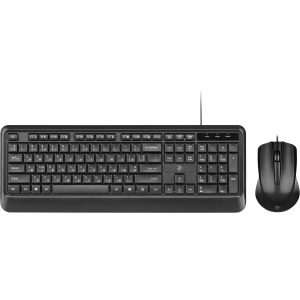 Комплект провідний 2Е MK404 USB Black (2E-MK404UB) краща модель в Луцьку