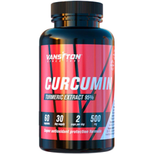 Натуральная добавка натуральный Vansiton Curcumin 60 капсул (4820106591907) ТОП в Луцке