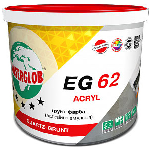 Грунтующая краска Anserglob EG 62 Acryl 10 л Белая (IG10000017274) ТОП в Луцке