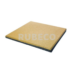 Резиновая плитка RUBECO 500*500*20мм желтая 1м2 ТОП в Луцке