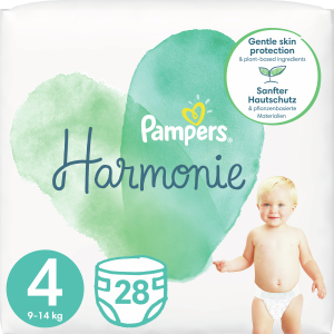 Підгузки Pampers Harmonie Розмір 4 (9-14 кг) 28 шт (8006540156636) ТОП в Луцьку