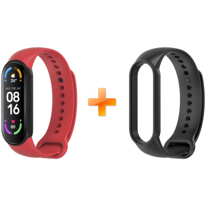 купить Xiaomi Mi Band 6 MiJobs Dual Color Red/Black (MJ6-DSS012RB)