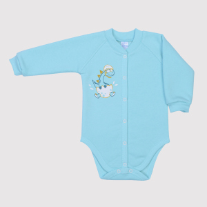 Боді утеплене Baby Veres 102.101-13-4910 Blue Tint 74 см М'ятне (2000994470153) ТОП в Луцьку