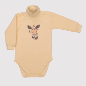 Боди-гольф утепленный Baby Veres 102-3.100-12-0715 Double Cream 86 см Желтый (2000994469973) лучшая модель в Луцке