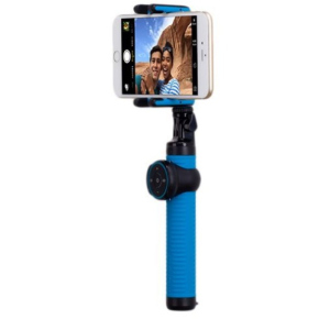 Селфі-монопод Momax Selfie Hero KMS7D NEW Bluetooth Selfie Pod 100cm Blue