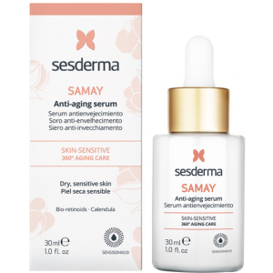 купити Антивікова сироватка Sesderma Samay Serum для чутливої ​​та схильної до подразнення шкіри 30 мл (8429979446961)