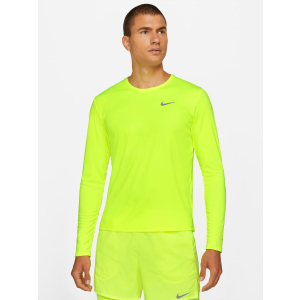 хороша модель Чоловічий лонгслів Nike M Nk Df Uv Miler Top Ls DD4576-702 S (195239399596)