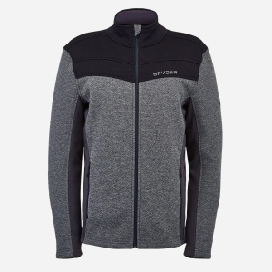 Спортивна кофта Spyder Encore Full Zip 38191250-014 XL Сіра з чорним (192636139589) в Луцьку