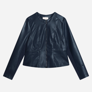 Куртка из искусственной кожи Orsay 800152-526000 42 Темно-синяя (80015229742) лучшая модель в Луцке
