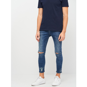 хороша модель Джинси Pull & Bear 9685/561/400 M Блакитний джинс (9685561400400)