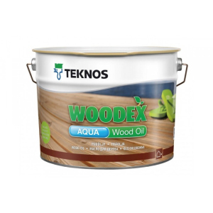 Масло для дерева Teknos WOODEX AQUA WOOD OIL ( Текнос ВУДЕКС АКВА ВУД ОЙЛ ) 9 л водоразбавляемое, внутри и снаружи в Луцке